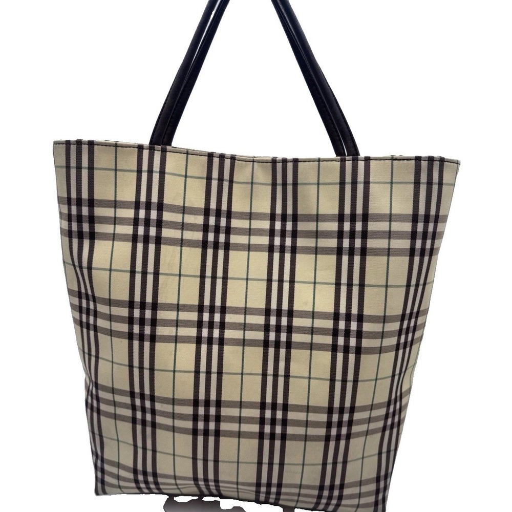 Authentic Vintage Burberry London Nova Check Tote Bag Comes With COA